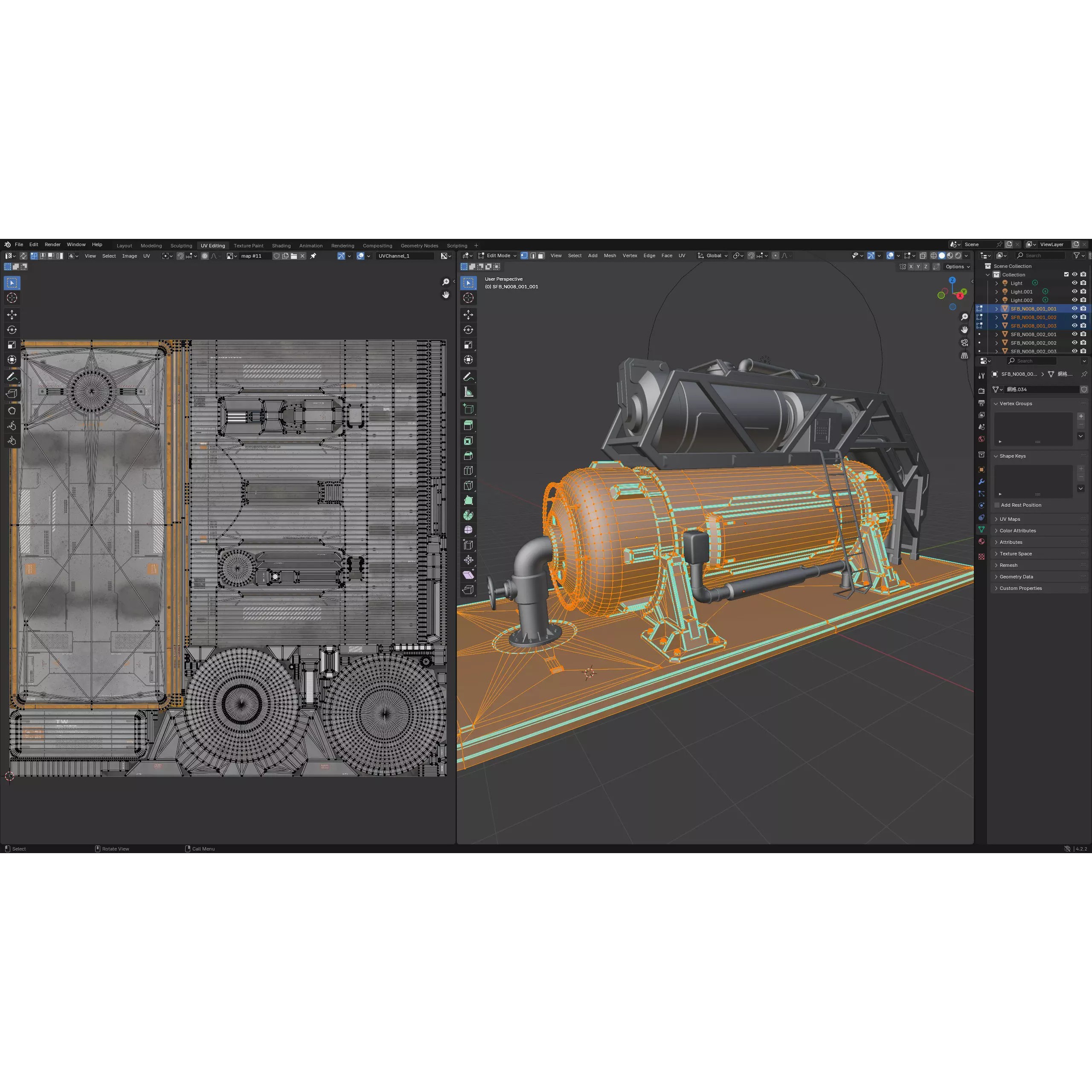 Sci-Fi Building 008 - Low-Poly Game-Ready 3D Model - View 18
