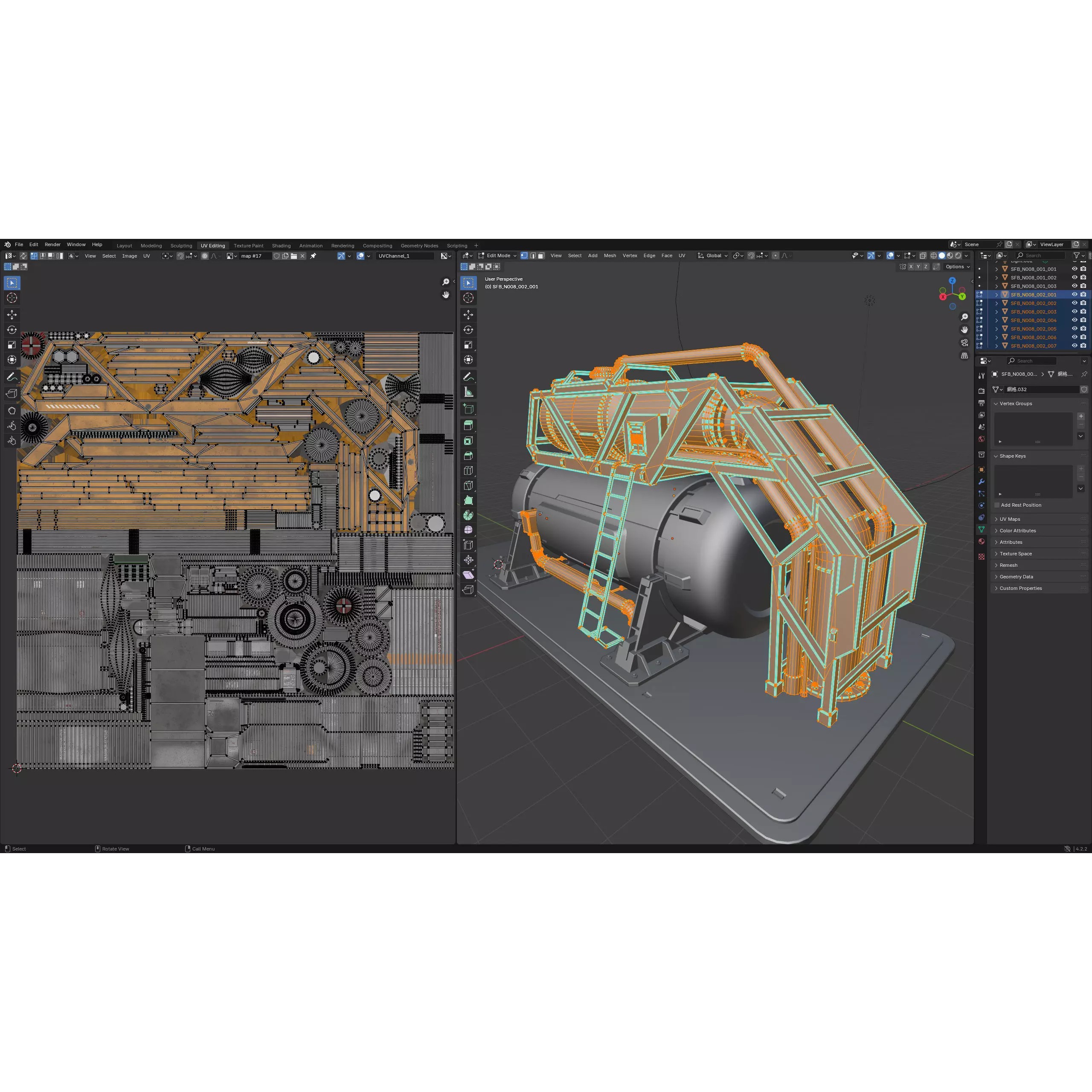 Sci-Fi Building 008 - Low-Poly Game-Ready 3D Model - View 19
