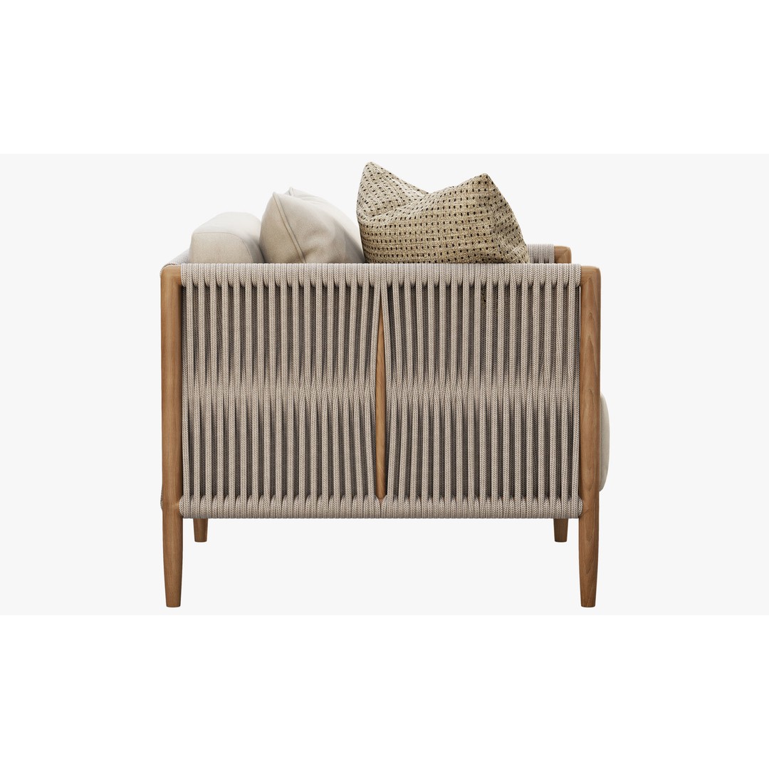 Brown Jordan Maldives Lounge Chair 3D Model – Outdoor Fabric Lounge Chair - View 11