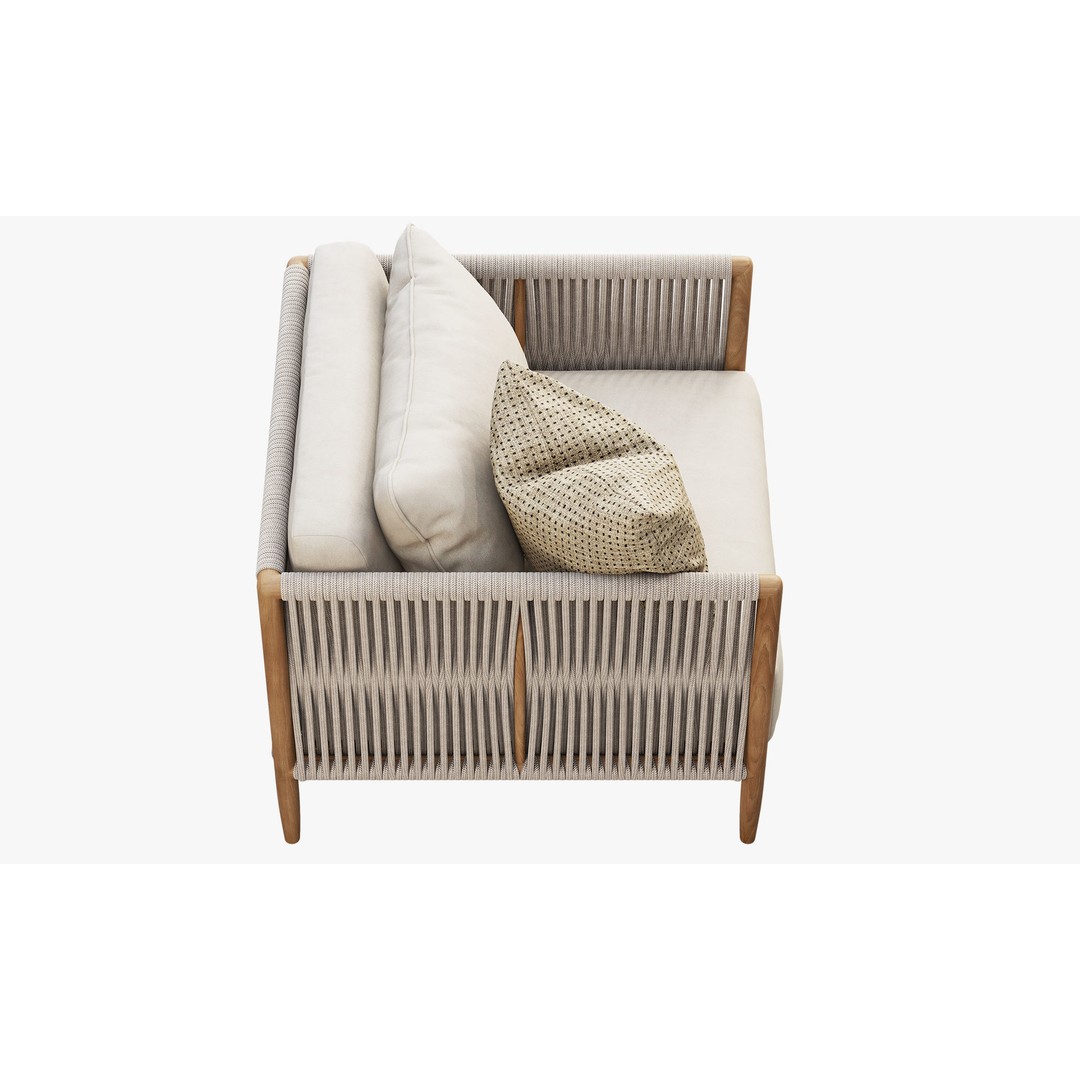 Brown Jordan Maldives Lounge Chair 3D Model – Outdoor Fabric Lounge Chair - View 12