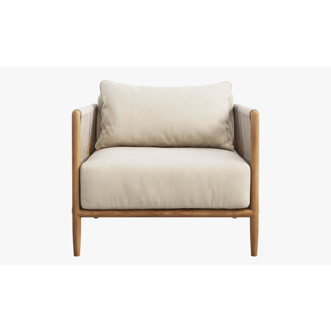 Brown Jordan Maldives Lounge Chair 3D Model – Outdoor Fabric Lounge Chair - View 14