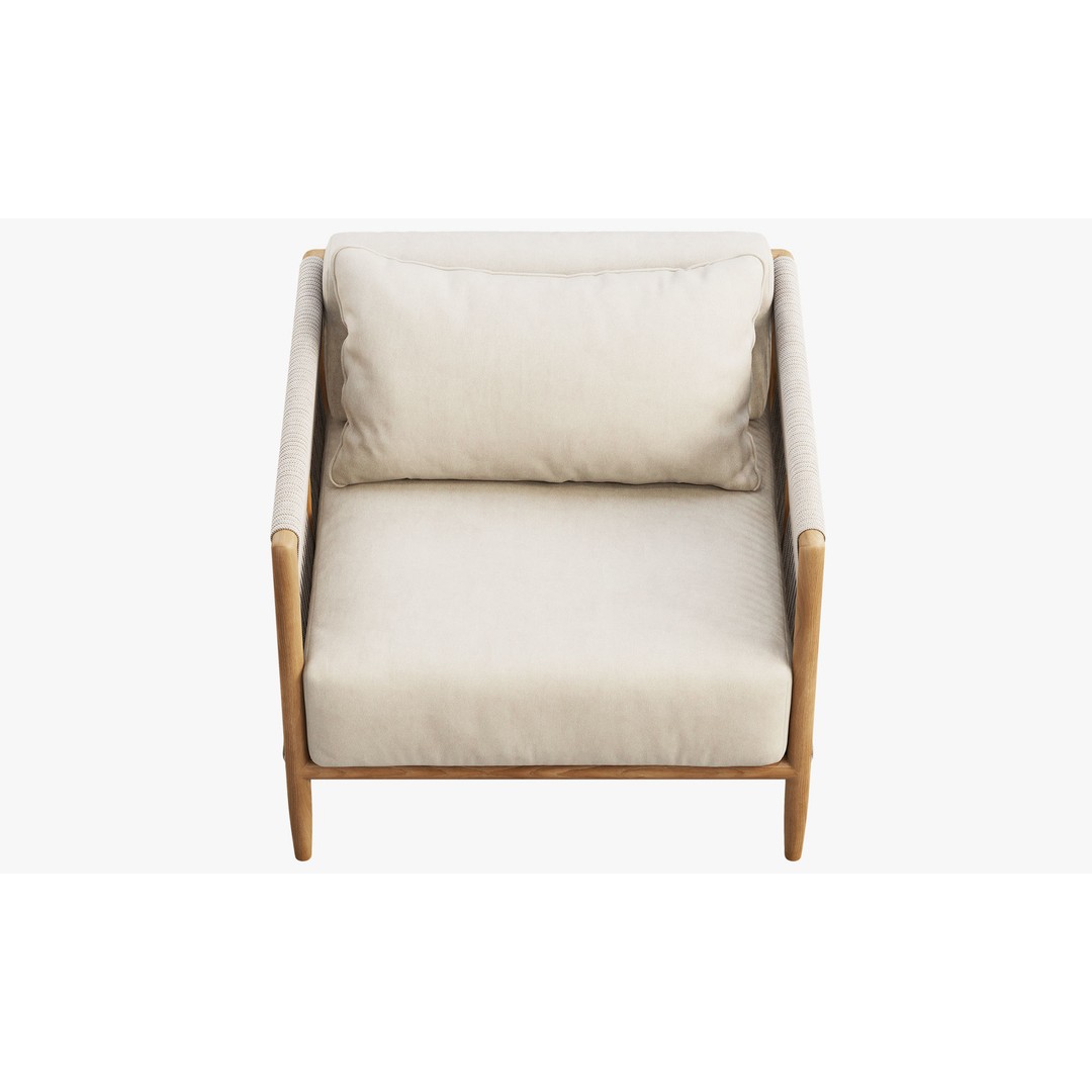 Brown Jordan Maldives Lounge Chair 3D Model – Outdoor Fabric Lounge Chair - View 17