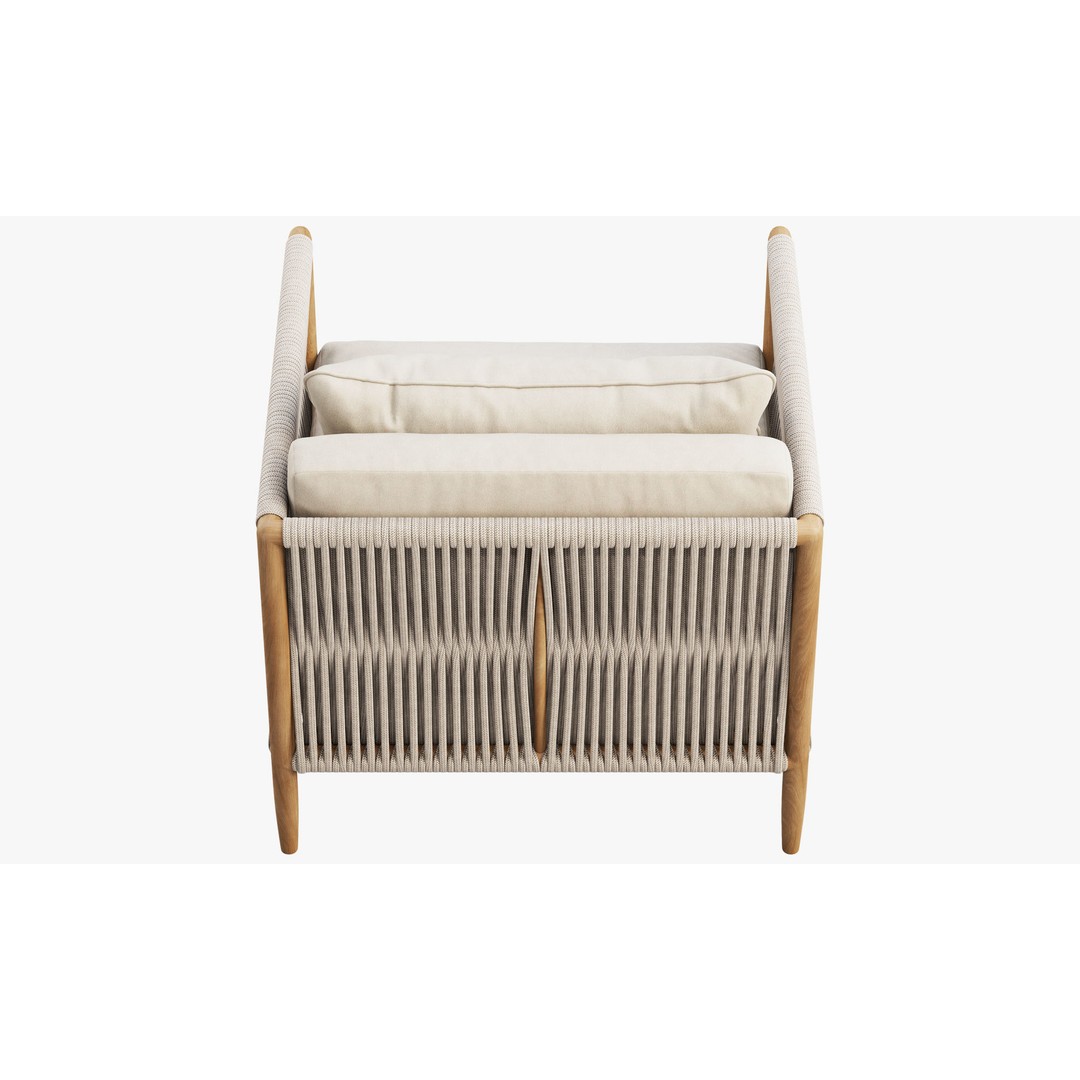 Brown Jordan Maldives Lounge Chair 3D Model – Outdoor Fabric Lounge Chair - View 20