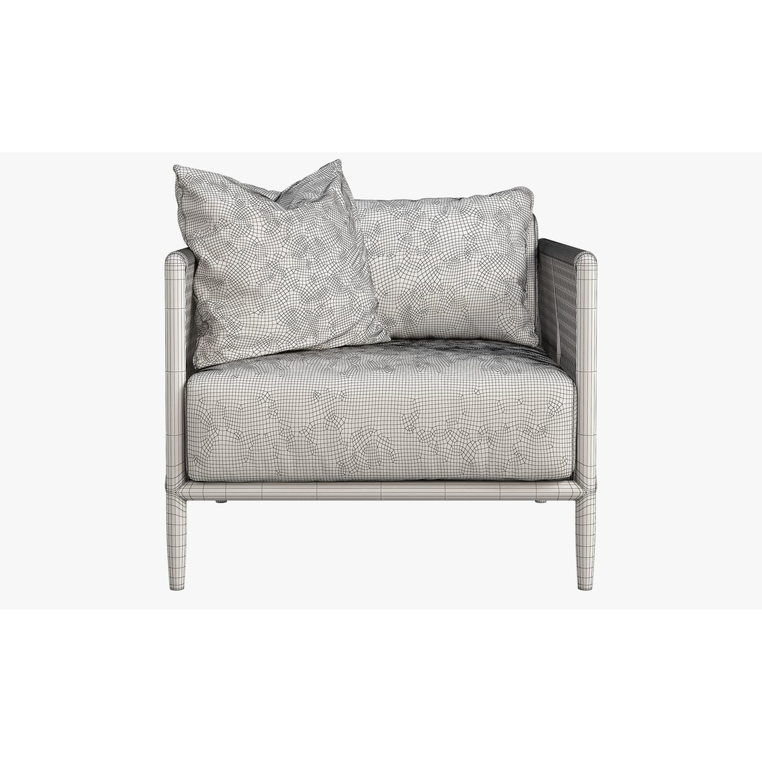 Brown Jordan Maldives Lounge Chair 3D Model – Outdoor Fabric Lounge Chair - View 21