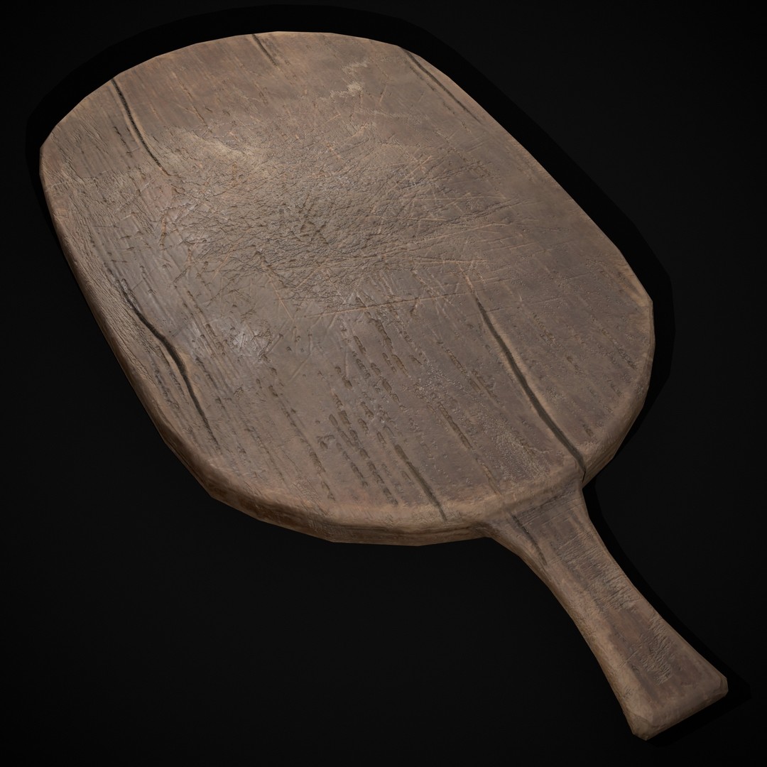 Wooden Cutting Boards 3D Model – Low Poly Game Asset, FBX & OBJ - View 21