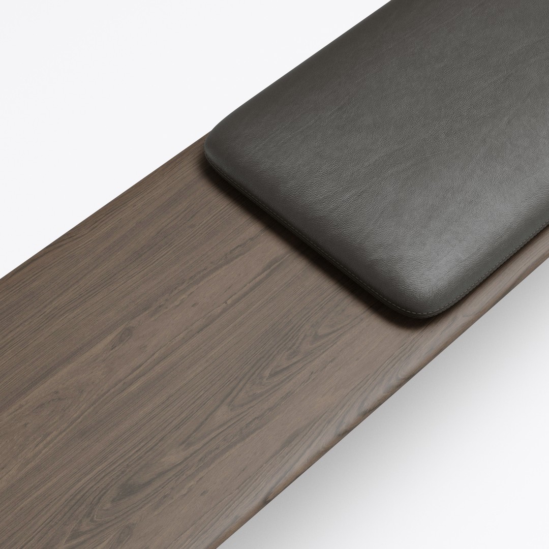 Lucian Ercolani Von Bench 3D Model – Elegant Furniture Design, FBX - View 3