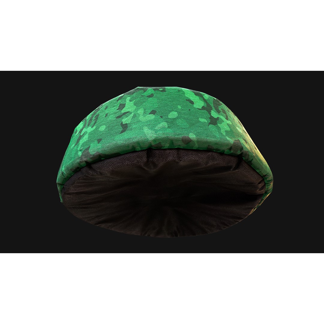 Pet Bed 3D Model – Low Poly Game Asset, PBR Textures, FBX - View 14