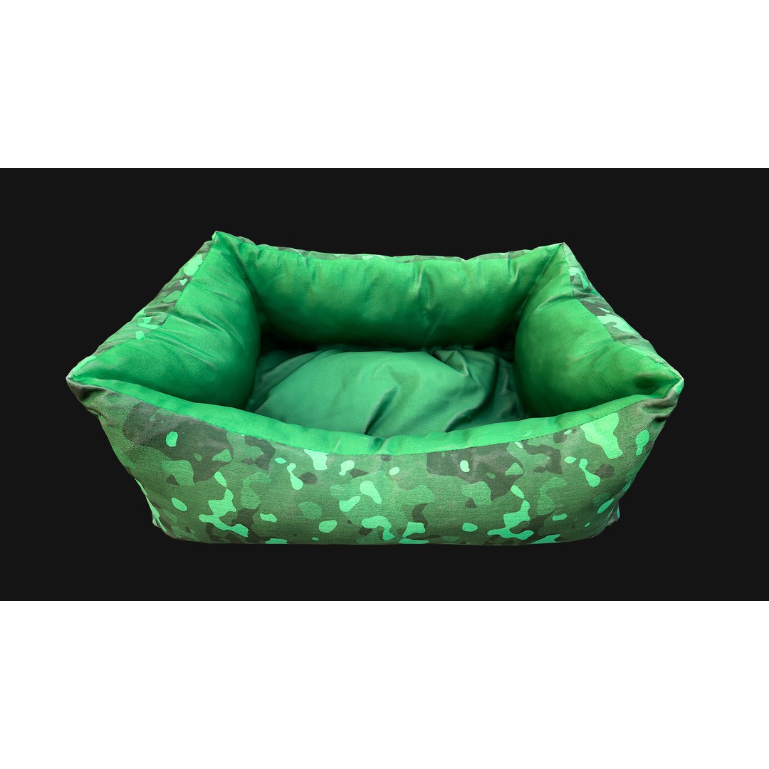 Pet Bed 3D Model – Low Poly Game Asset, PBR Textures, FBX - View 22