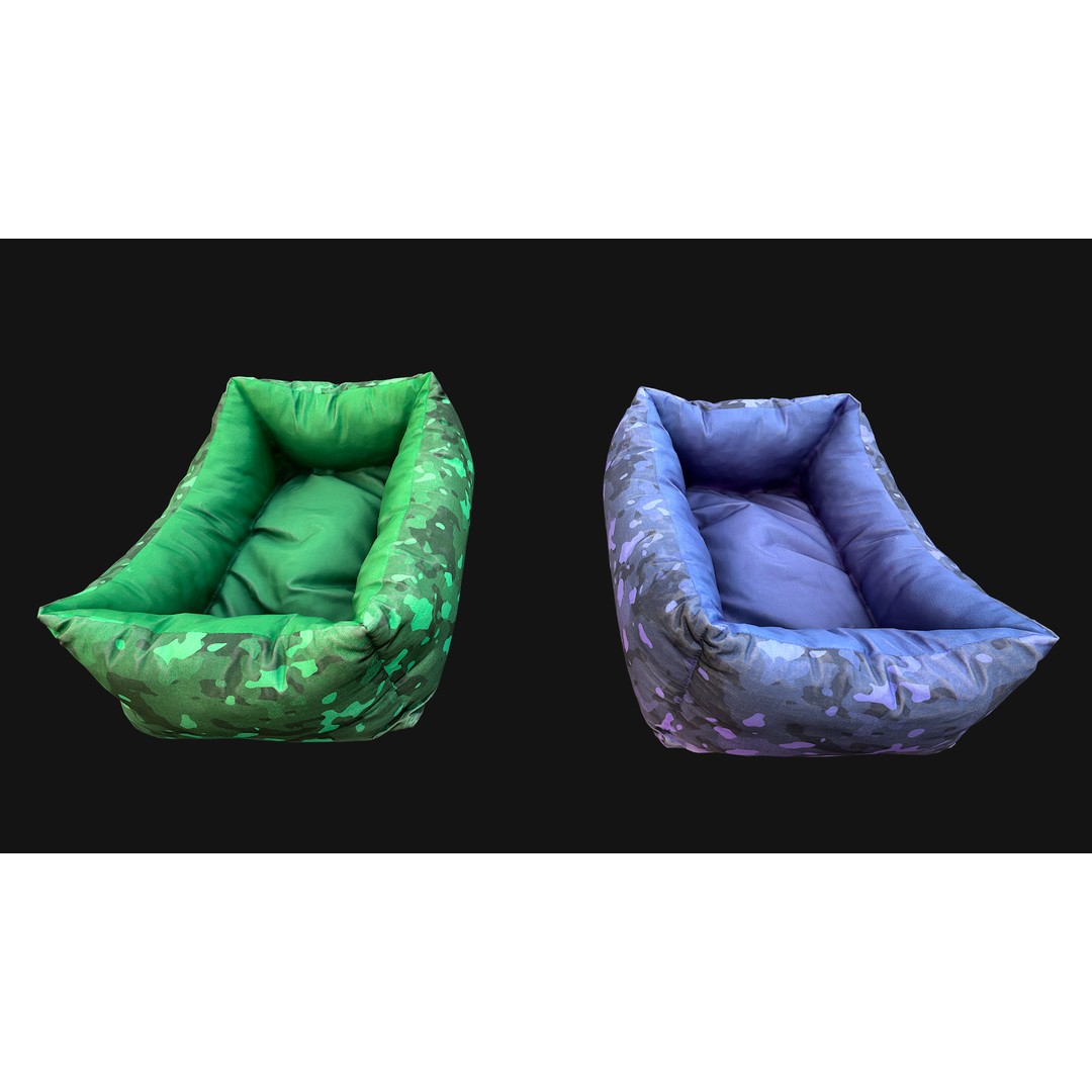 Pet Bed 3D Model – Low Poly Game Asset, PBR Textures, FBX - View 27