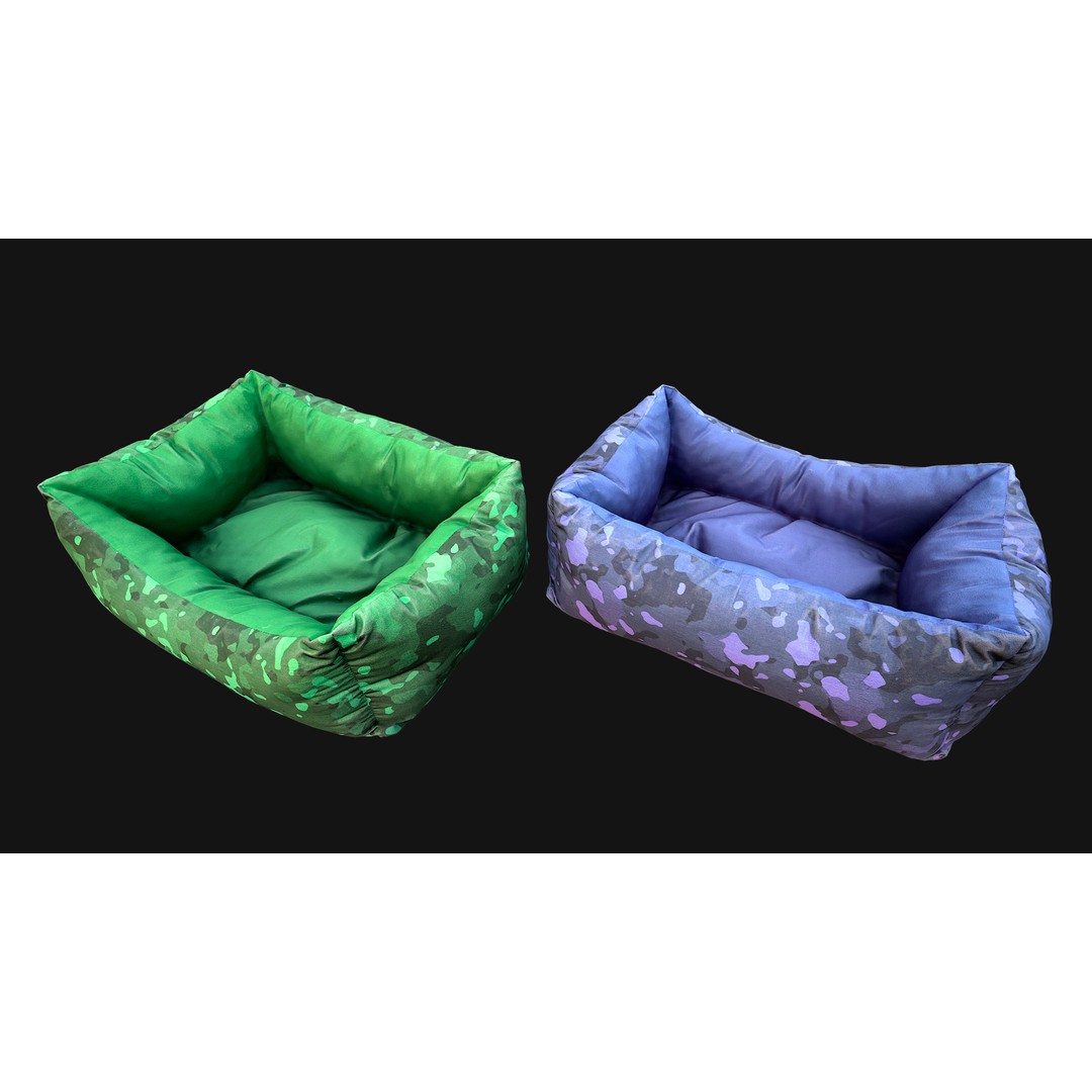 Pet Bed 3D Model – Low Poly Game Asset, PBR Textures, FBX - View 28