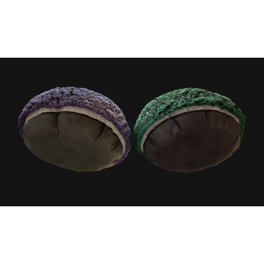 Pet Bed 3D Model – Low Poly Game Asset, PBR Textures, FBX - View 31