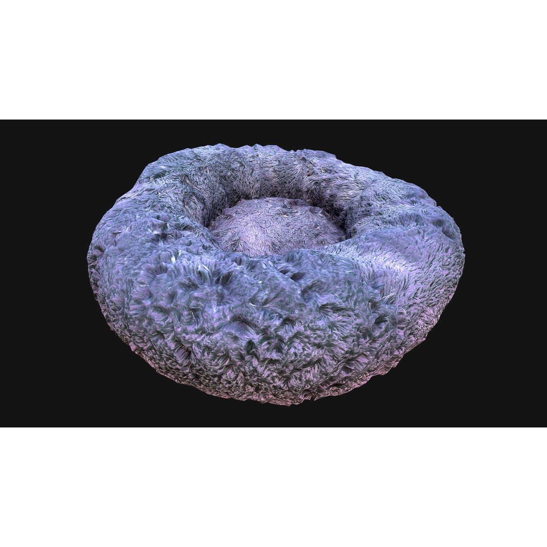 Pet Bed 3D Model – Low Poly Game Asset, PBR Textures, FBX - View 32