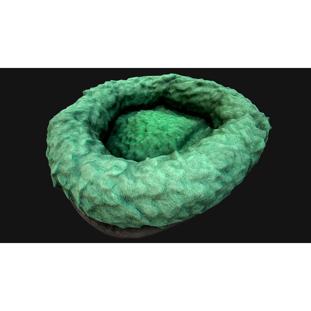 Pet Bed 3D Model – Low Poly Game Asset, PBR Textures, FBX - View 43