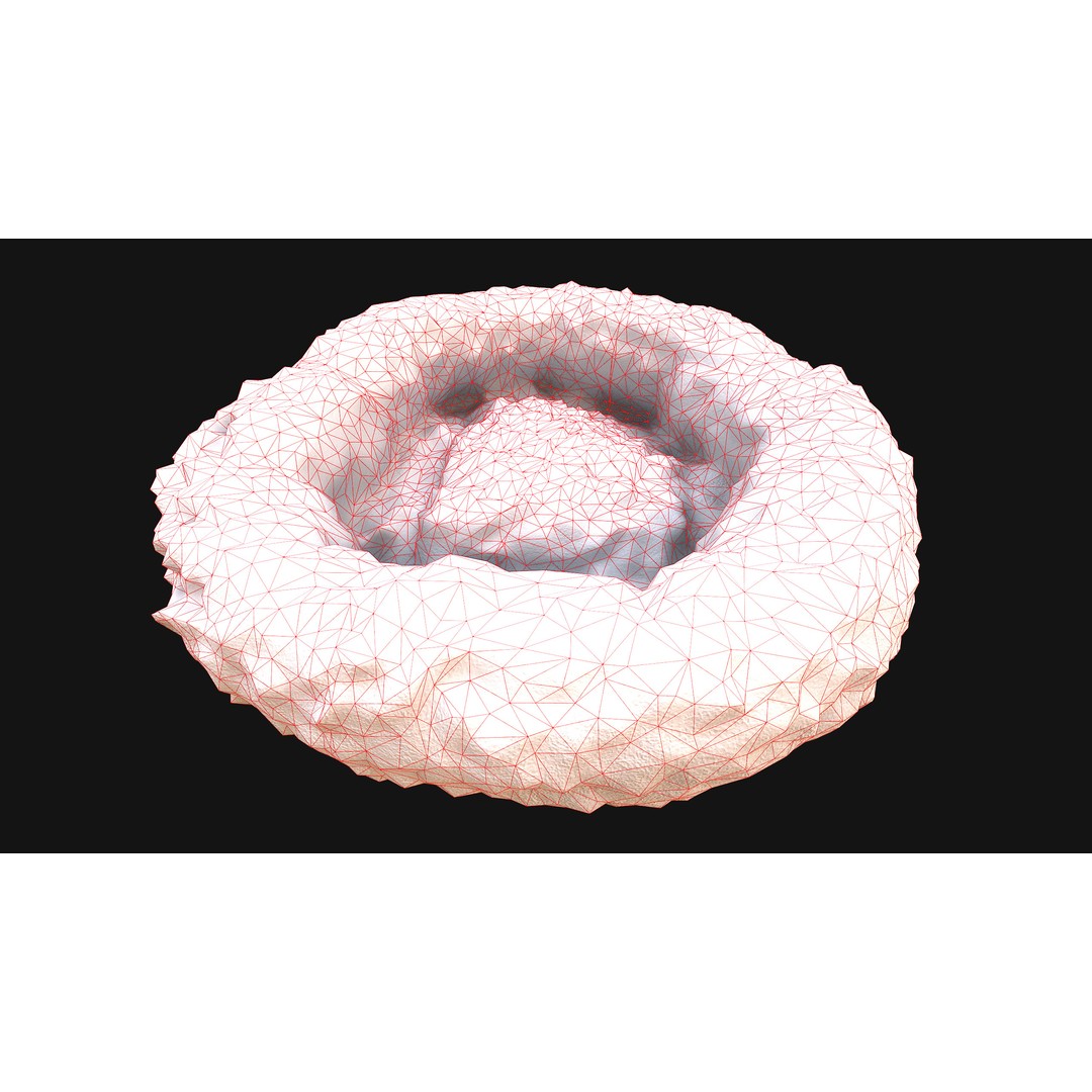 Pet Bed 3D Model – Low Poly Game Asset, PBR Textures, FBX - View 55