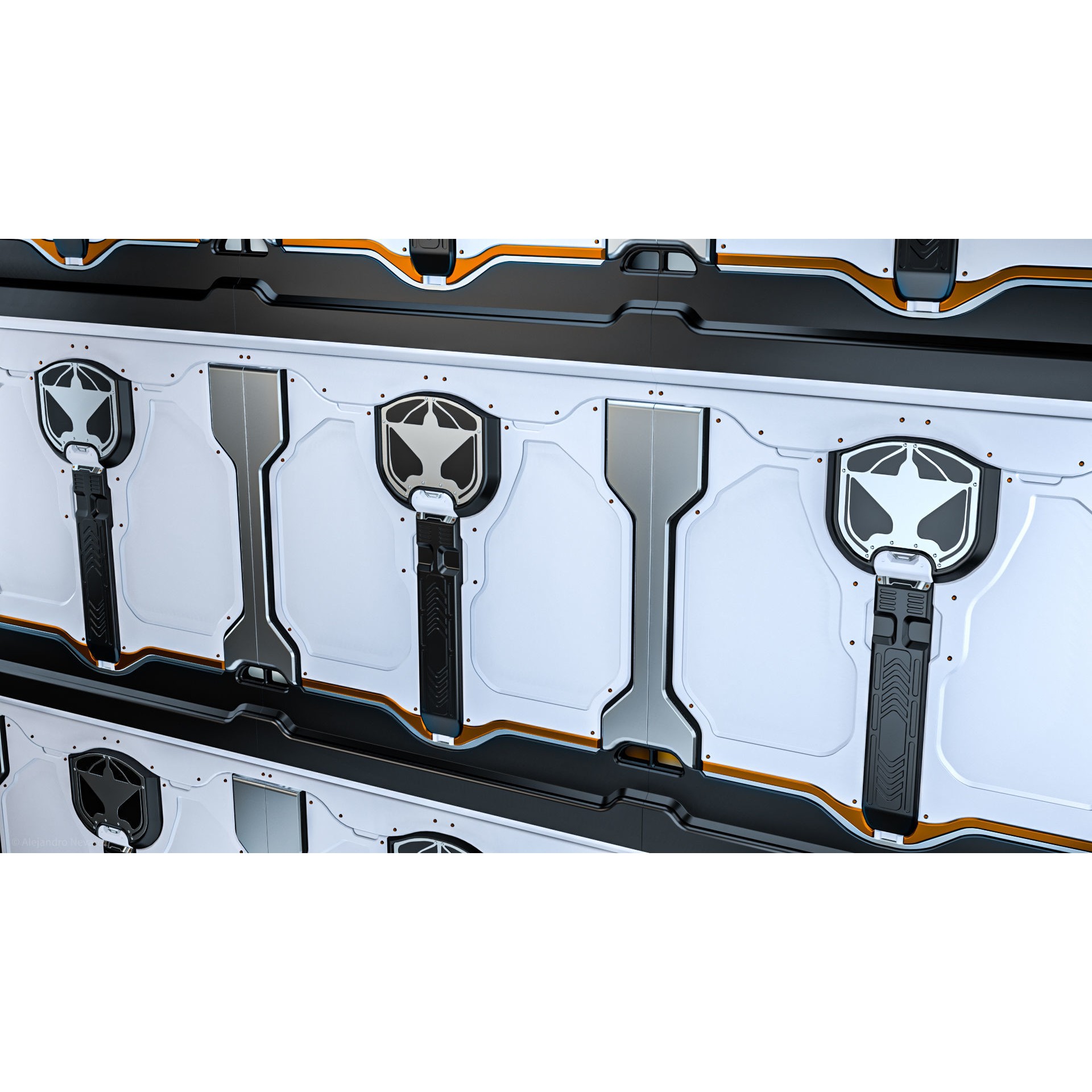 26 Sci-Fi Interior Asset Pack - Game-Ready 3D Model - View 10