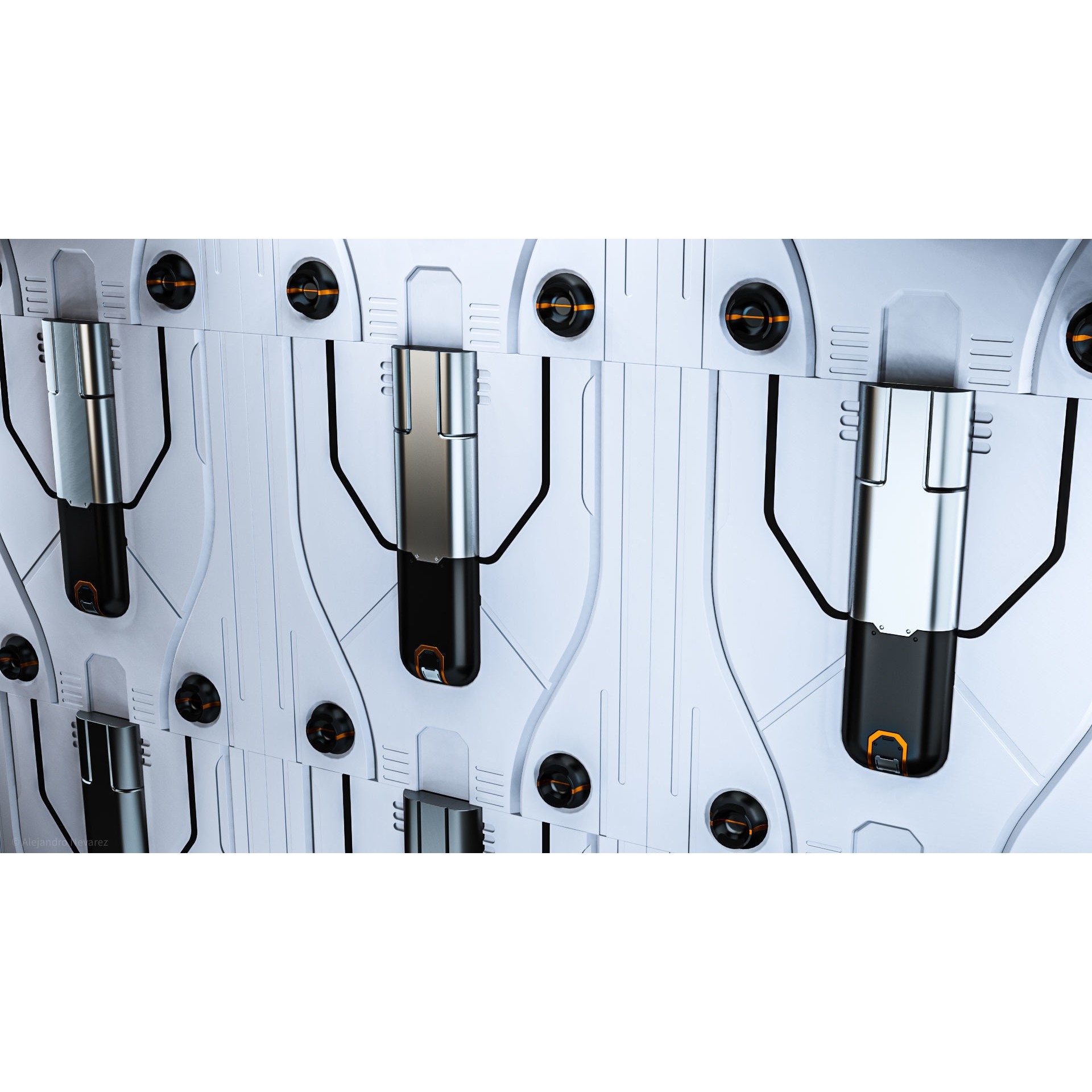 26 Sci-Fi Interior Asset Pack - Game-Ready 3D Model - View 13