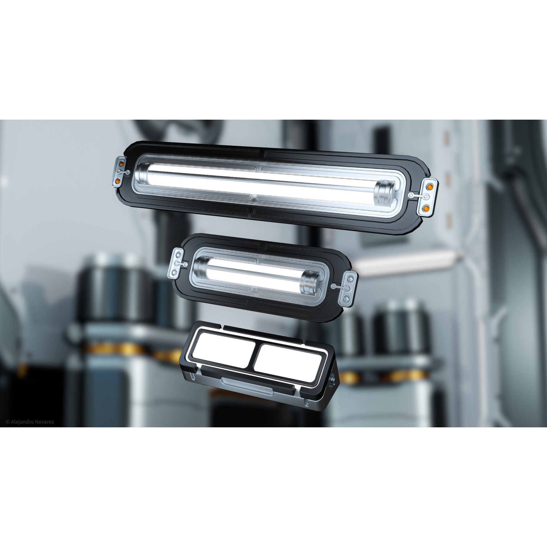 26 Sci-Fi Interior Asset Pack - Game-Ready 3D Model - View 17