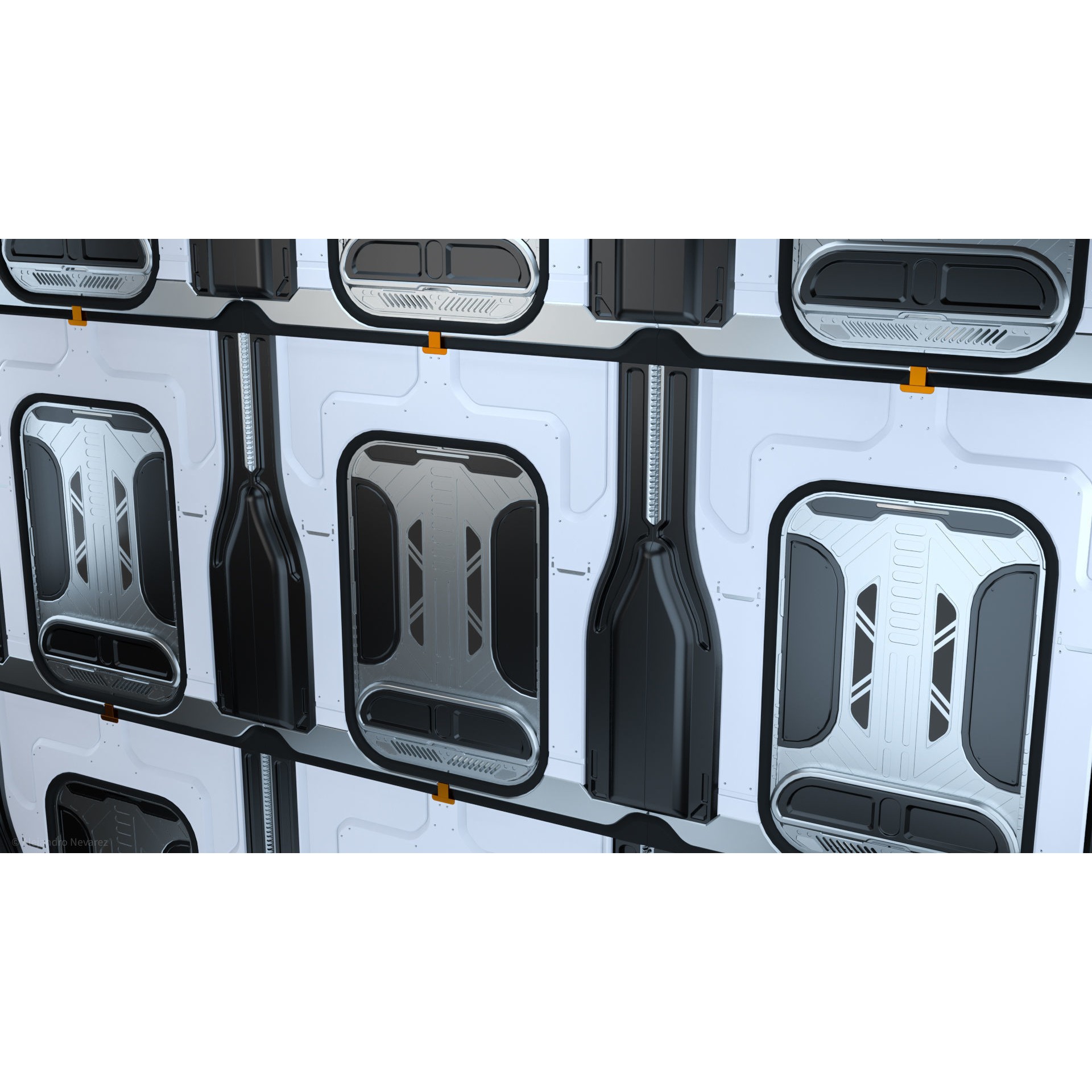 26 Sci-Fi Interior Asset Pack - Game-Ready 3D Model - View 21