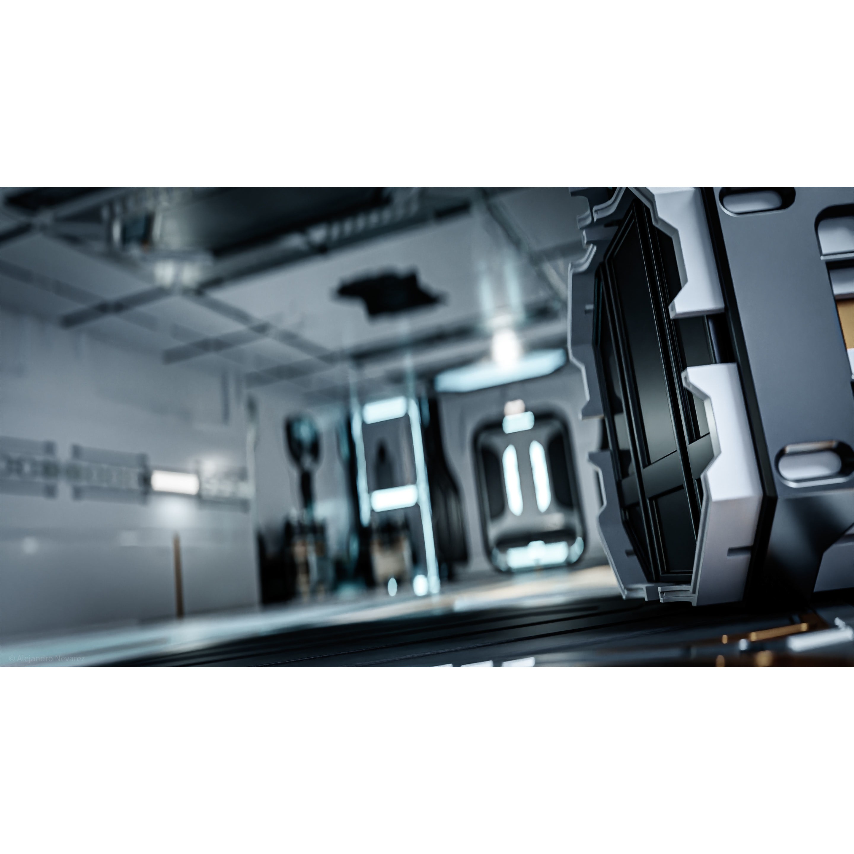 26 Sci-Fi Interior Asset Pack - Game-Ready 3D Model - View 4