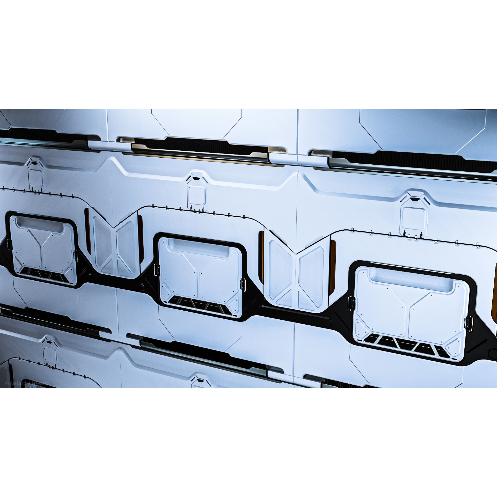 26 Sci-Fi Interior Asset Pack - Game-Ready 3D Model - View 9