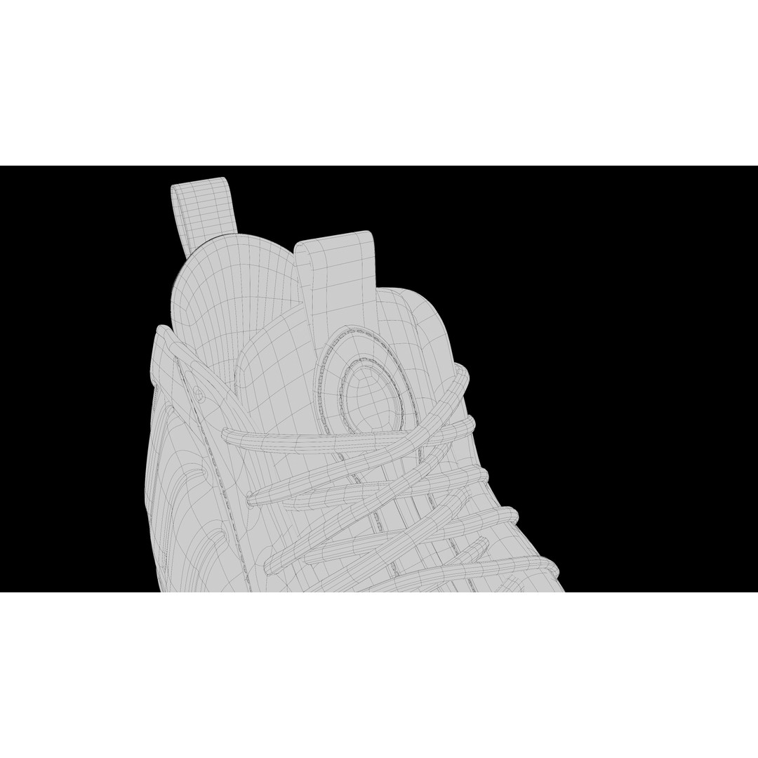 Nike Air Foamposite 3D Model – Low Poly Game Asset, Blender & FBX - View 20