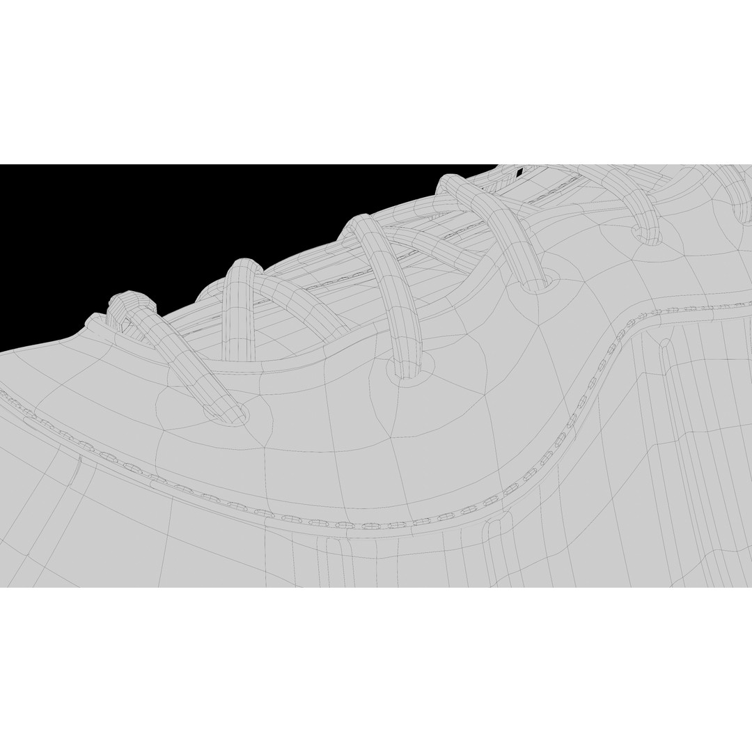 Nike Air Foamposite 3D Model – Low Poly Game Asset, Blender & FBX - View 25