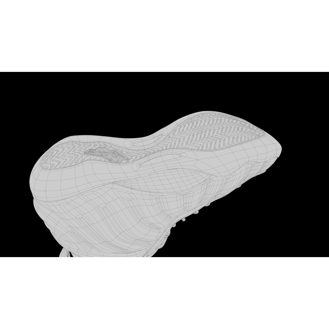 Nike Air Foamposite 3D Model – Low Poly Game Asset, Blender & FBX - View 29