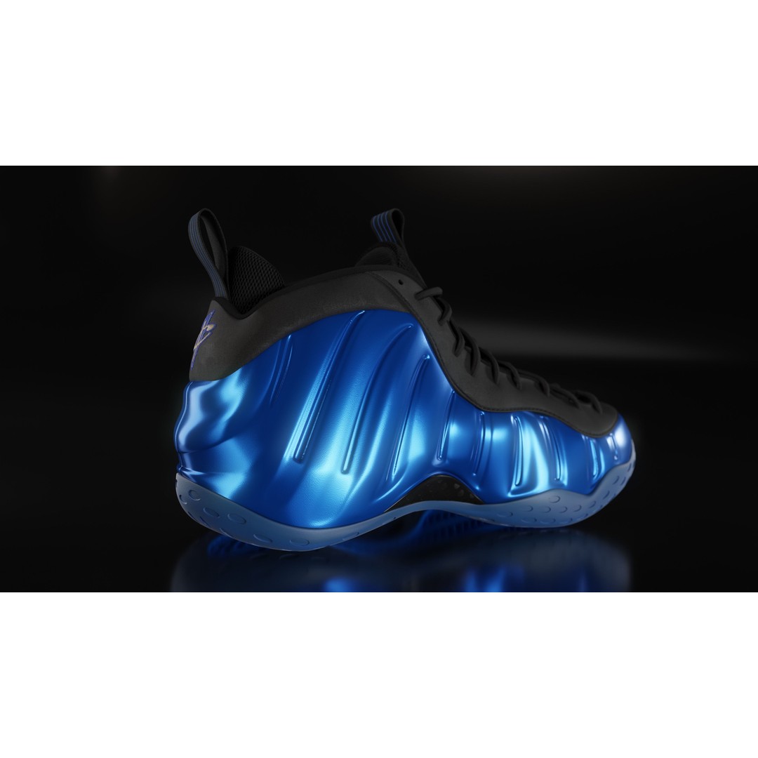 Nike Air Foamposite 3D Model – Low Poly Game Asset, Blender & FBX - View 39
