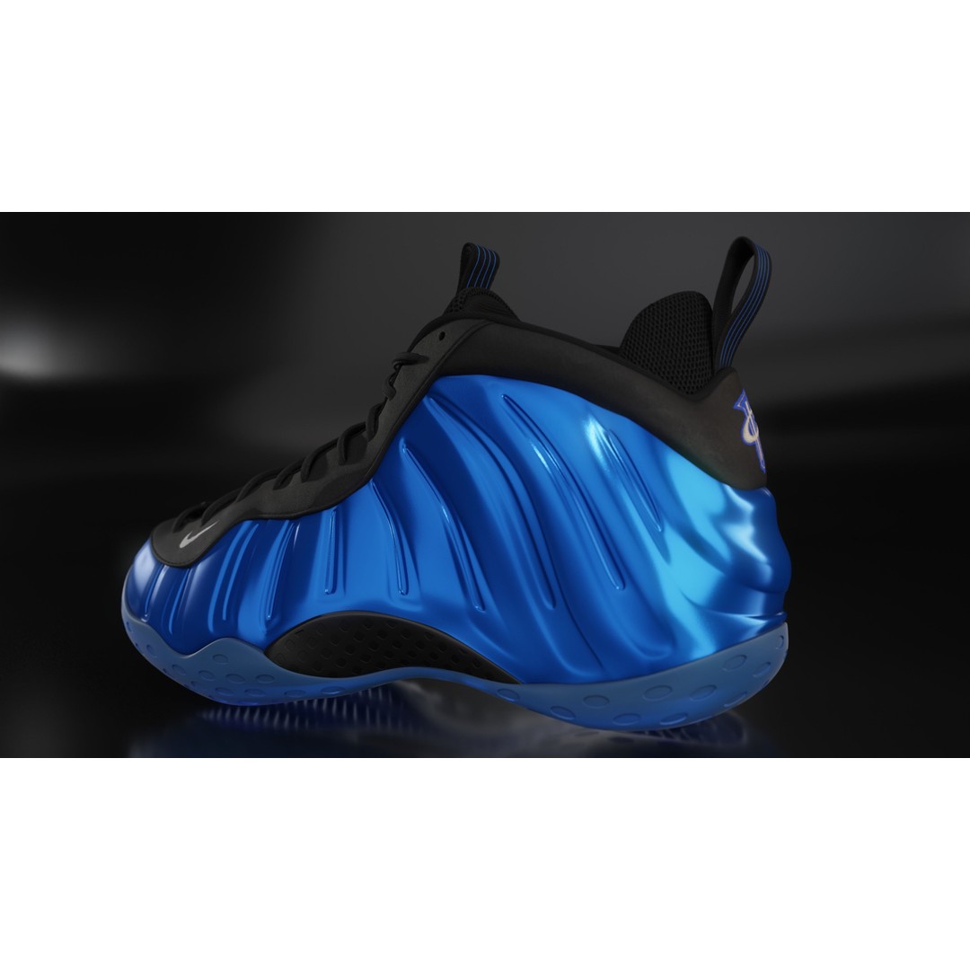 Nike Air Foamposite 3D Model – Low Poly Game Asset, Blender & FBX - View 42