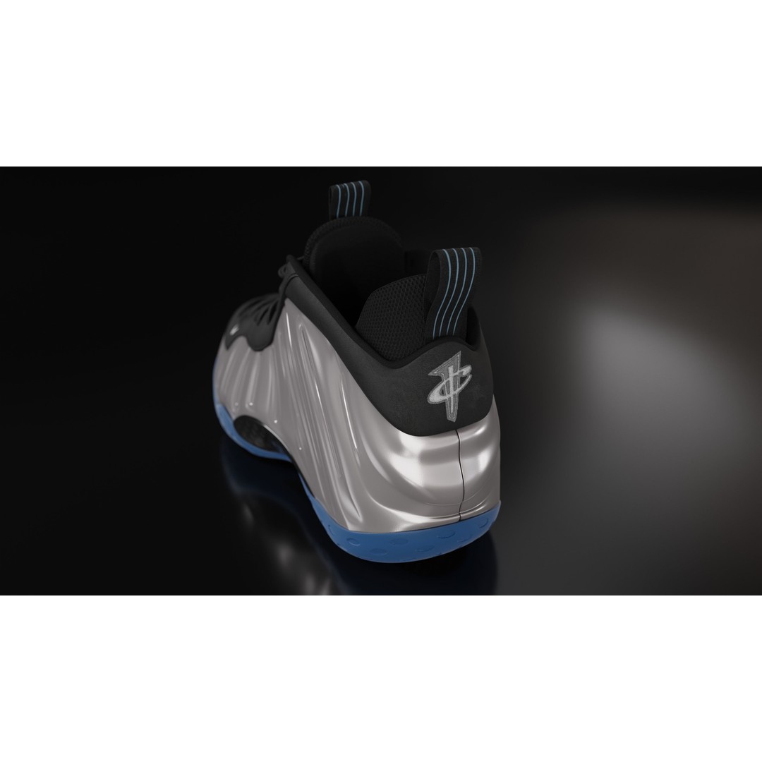 Nike Air Foamposite 3D Model – Low Poly Game Asset, Blender & FBX - View 44