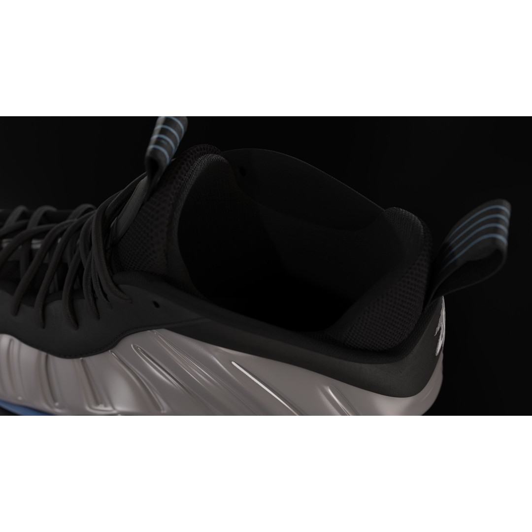 Nike Air Foamposite 3D Model – Low Poly Game Asset, Blender & FBX - View 49