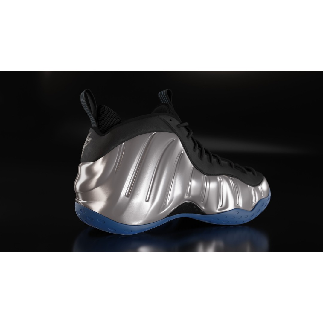Nike Air Foamposite 3D Model – Low Poly Game Asset, Blender & FBX - View 52