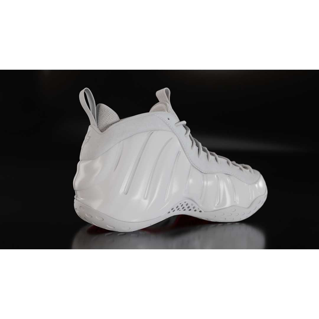 Nike Air Foamposite 3D Model – Low Poly Game Asset, Blender & FBX - View 62