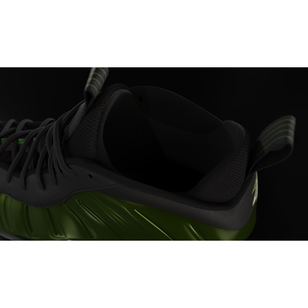 Nike Air Foamposite 3D Model – Low Poly Game Asset, Blender & FBX - View 65