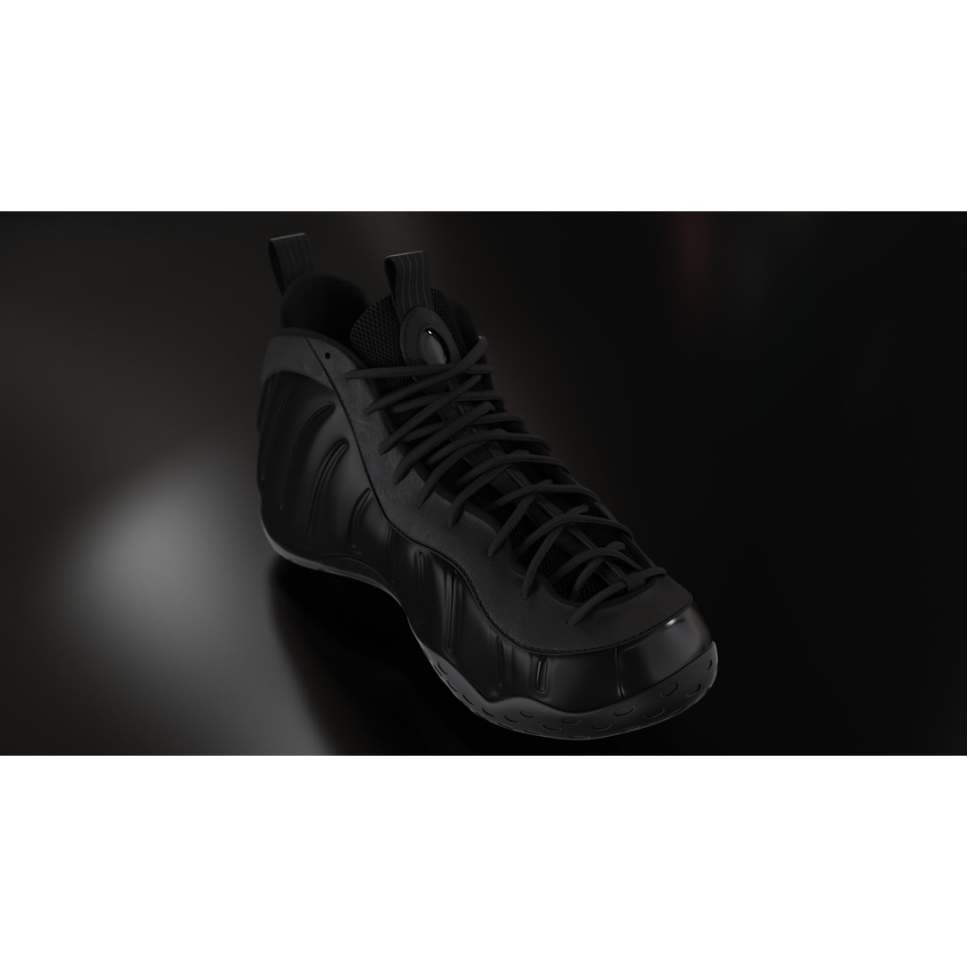 Nike Air Foamposite 3D Model – Low Poly Game Asset, Blender & FBX - View 70