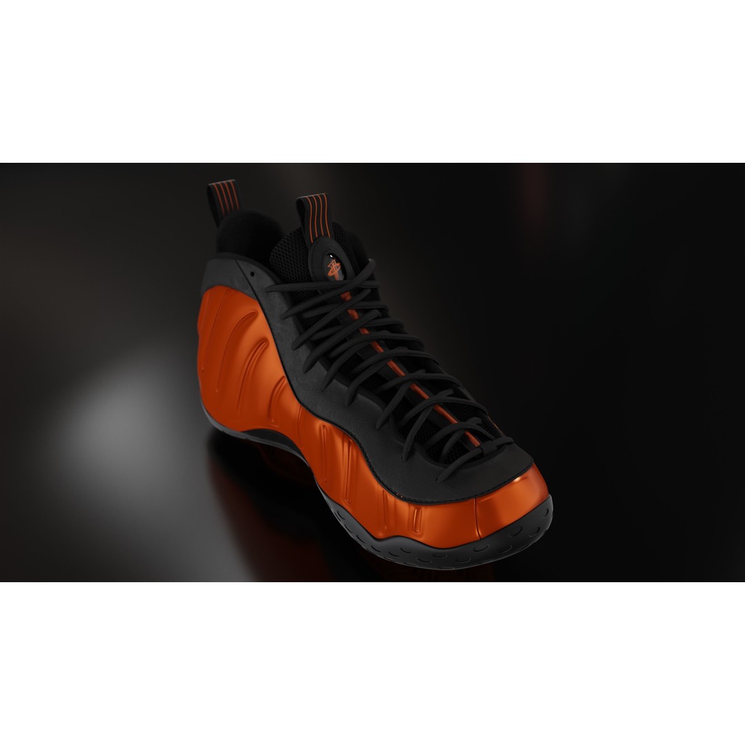 Nike Air Foamposite 3D Model – Low Poly Game Asset, Blender & FBX - View 74