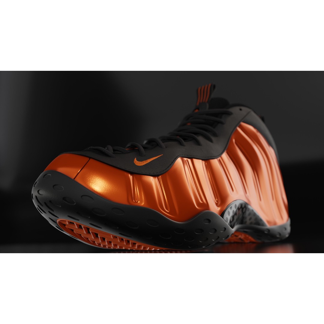 Nike Air Foamposite 3D Model – Low Poly Game Asset, Blender & FBX - View 77