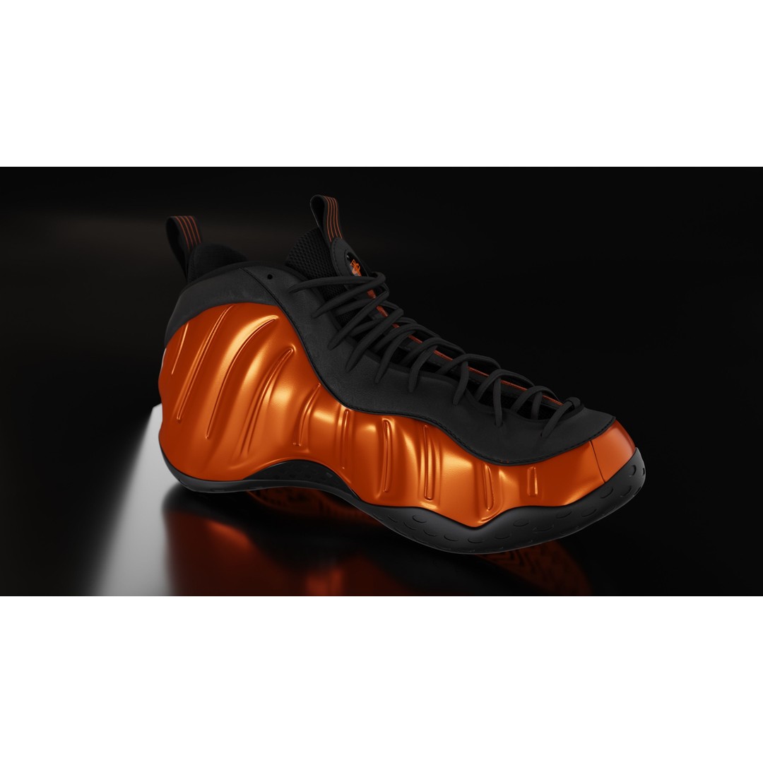 Nike Air Foamposite 3D Model – Low Poly Game Asset, Blender & FBX - View 78