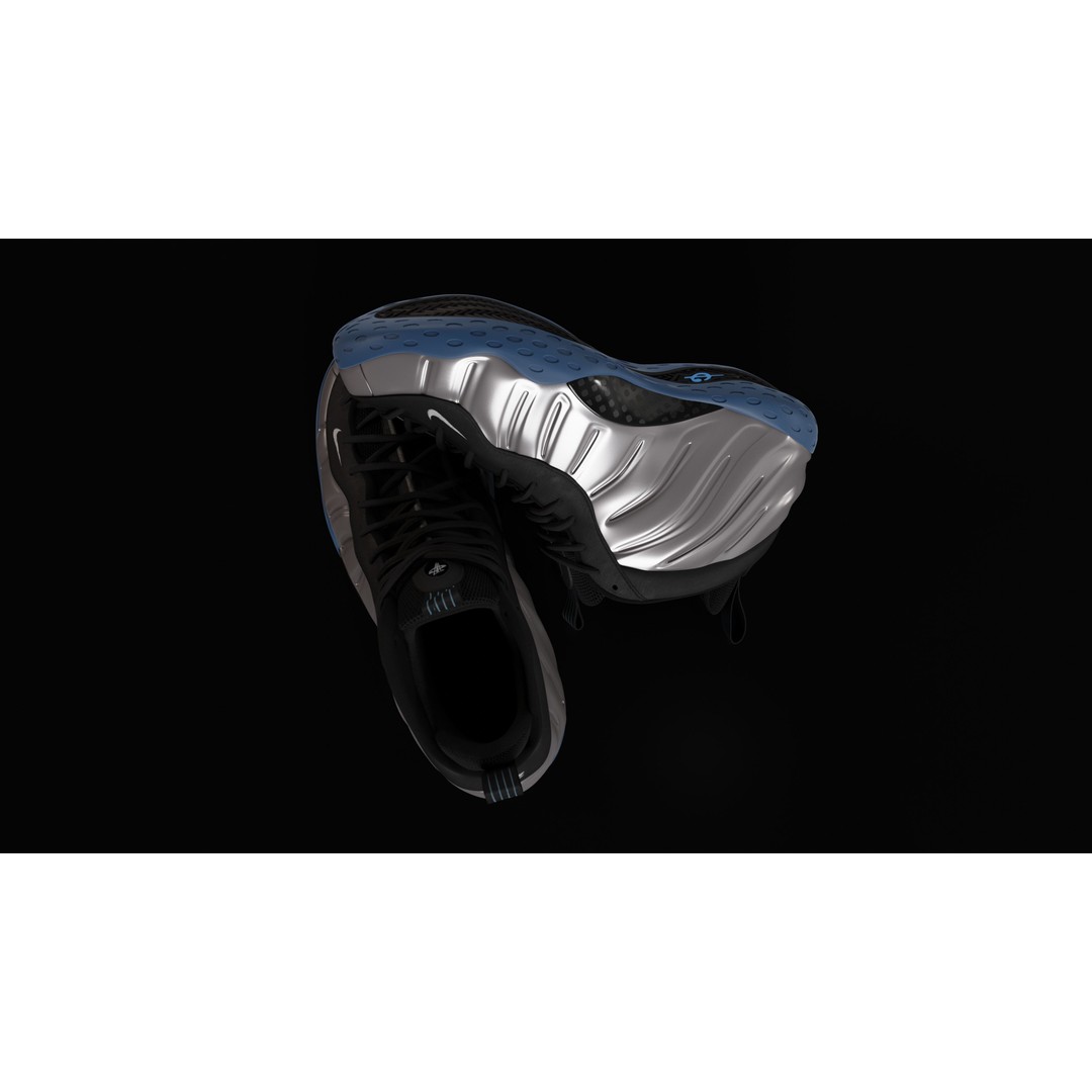Nike Air Foamposite 3D Model – Low Poly Game Asset, Blender & FBX - View 80