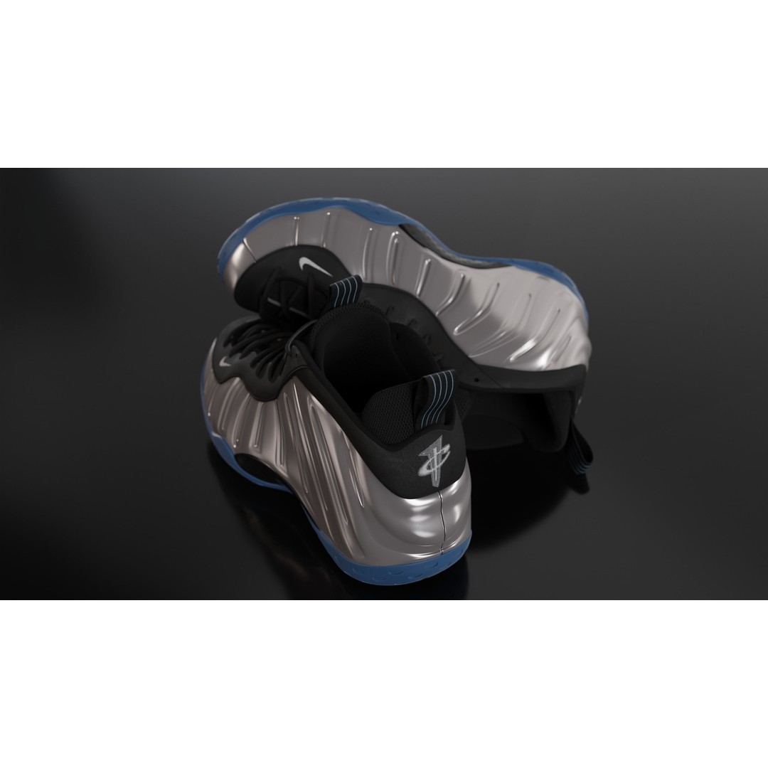 Nike Air Foamposite 3D Model – Low Poly Game Asset, Blender & FBX - View 81
