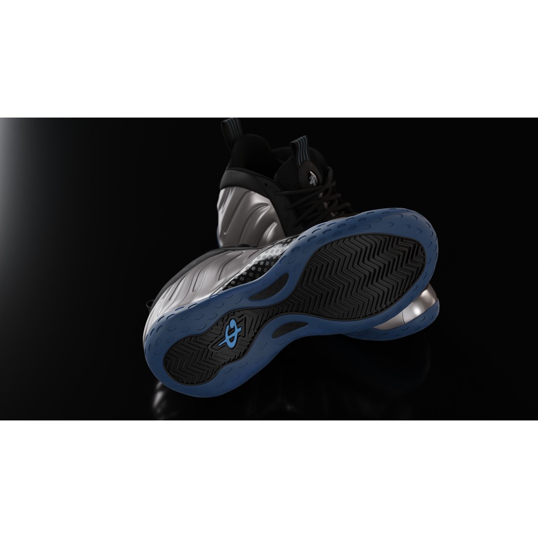 Nike Air Foamposite 3D Model – Low Poly Game Asset, Blender & FBX - View 82