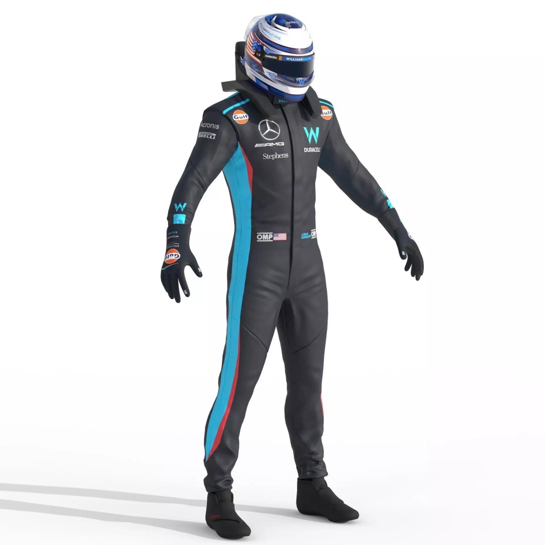 Williams Suit 3D Model – High Detail Game-Ready Asset, FBX & More - View 10