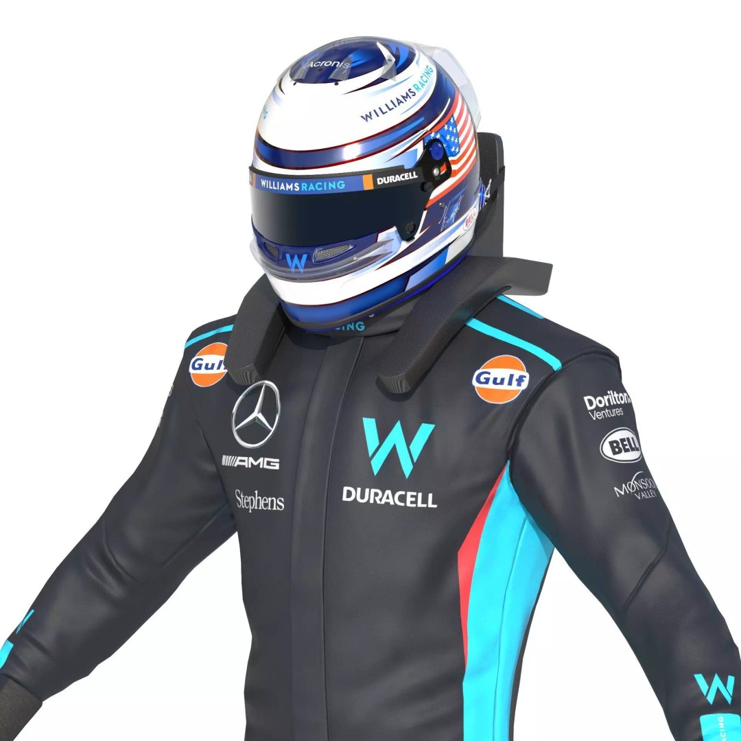 Williams Suit 3D Model – High Detail Game-Ready Asset, FBX & More - View 11