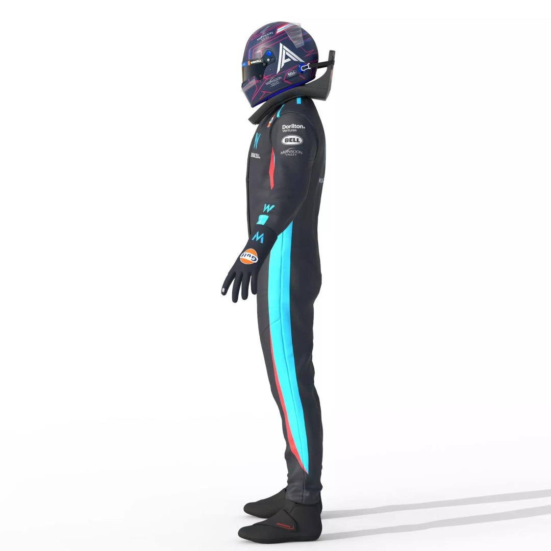 Williams Suit 3D Model – High Detail Game-Ready Asset, FBX & More - View 15