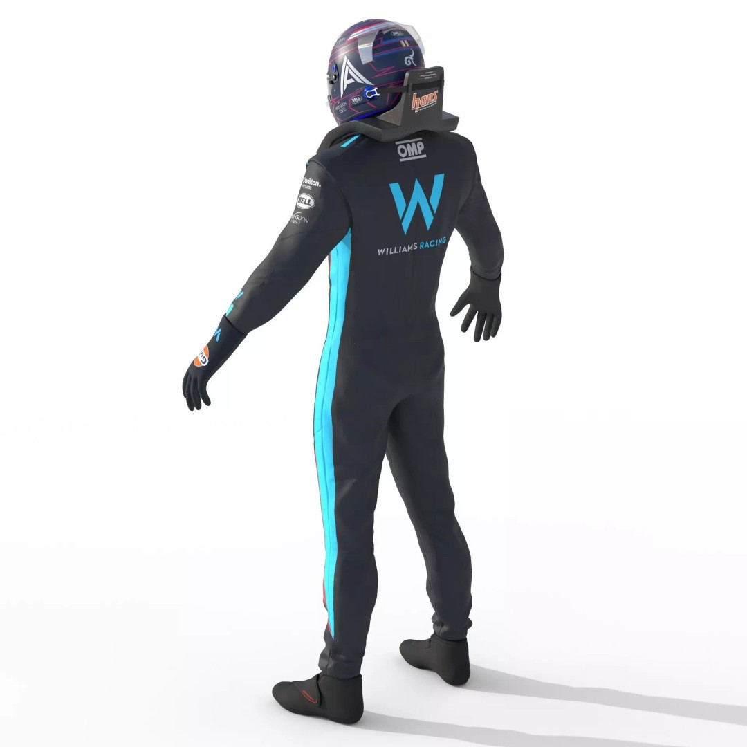 Williams Suit 3D Model – High Detail Game-Ready Asset, FBX & More - View 16