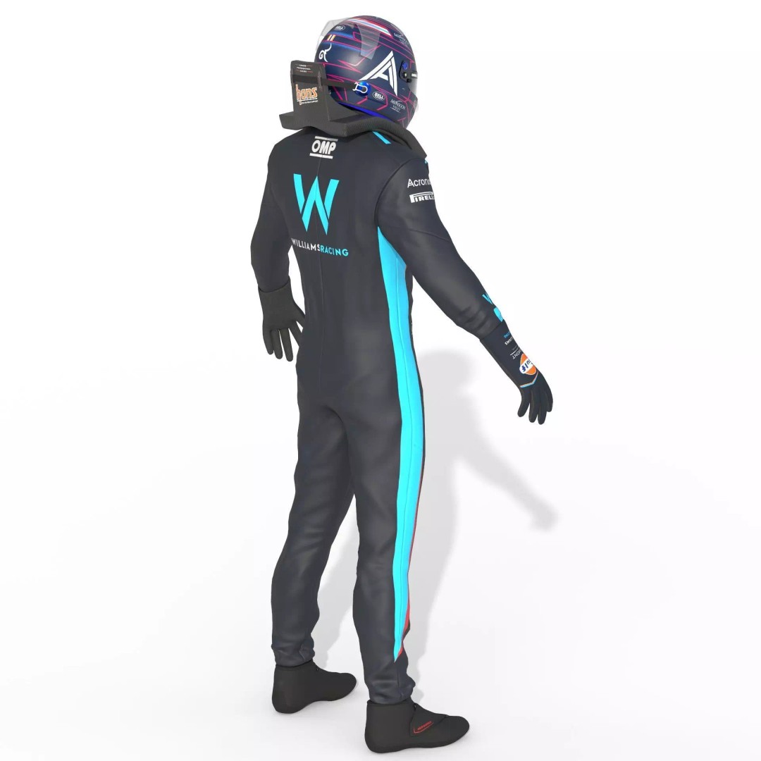 Williams Suit 3D Model – High Detail Game-Ready Asset, FBX & More - View 17