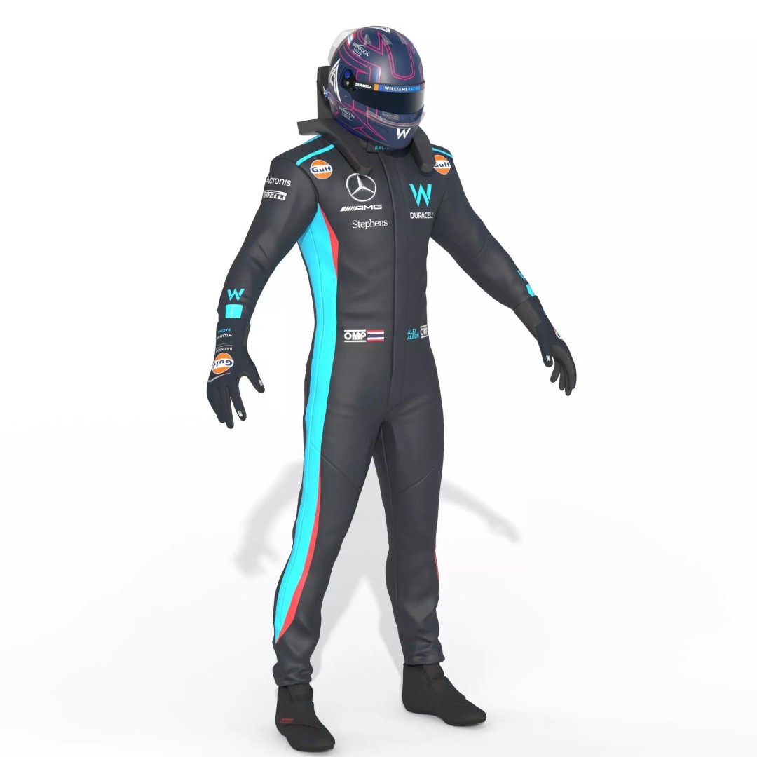 Williams Suit 3D Model – High Detail Game-Ready Asset, FBX & More - View 18
