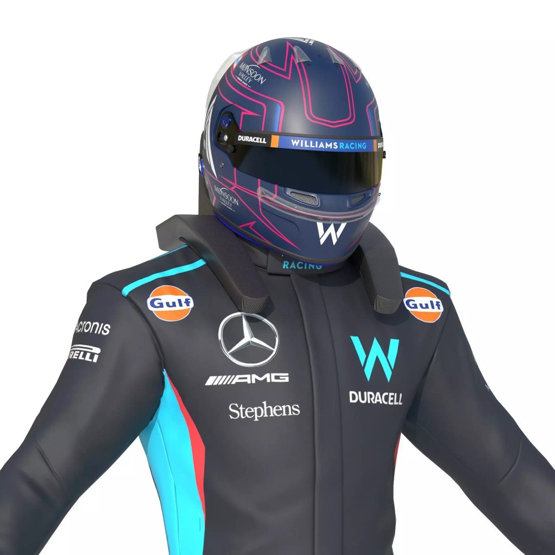 Williams Suit 3D Model – High Detail Game-Ready Asset, FBX & More - View 19