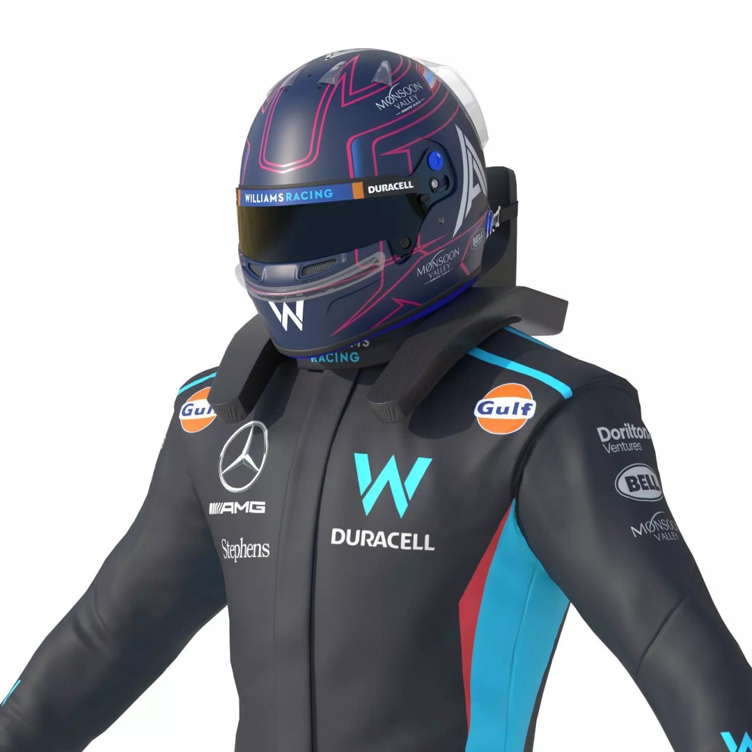 Williams Suit 3D Model – High Detail Game-Ready Asset, FBX & More - View 20