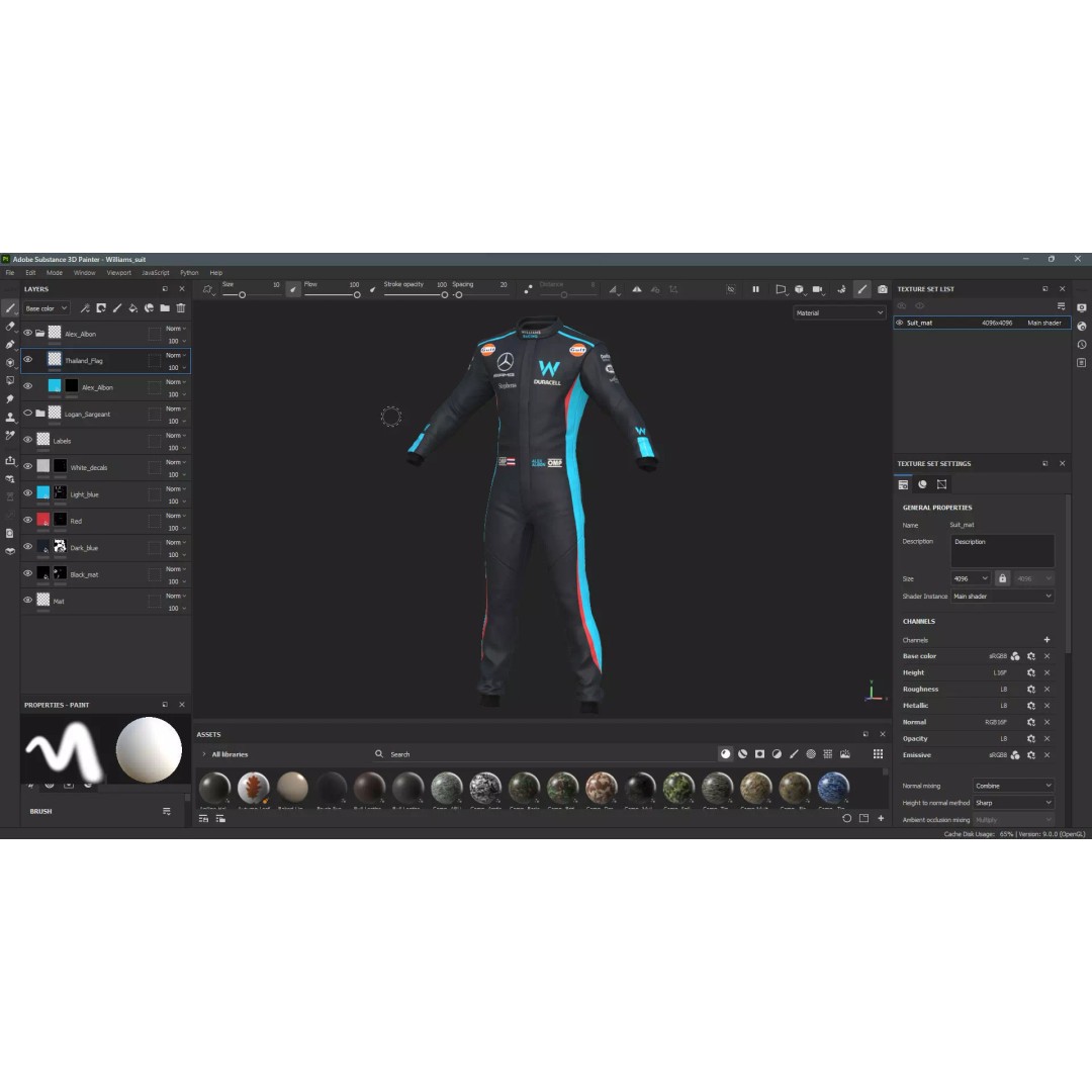 Williams Suit 3D Model – High Detail Game-Ready Asset, FBX & More - View 25